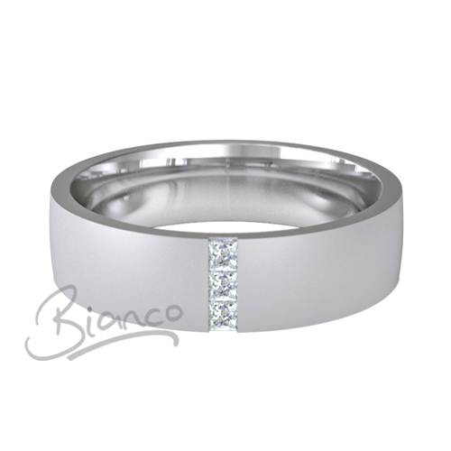 Diamond Wedding Ring - All Metals - Prezioso